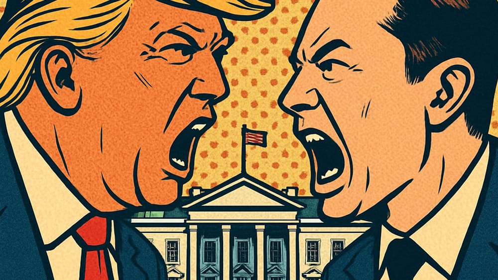 Musk vs. Trump: Rosenkrieg der Alpha-Tiere | Von Paul Clemente Beitragsbild
