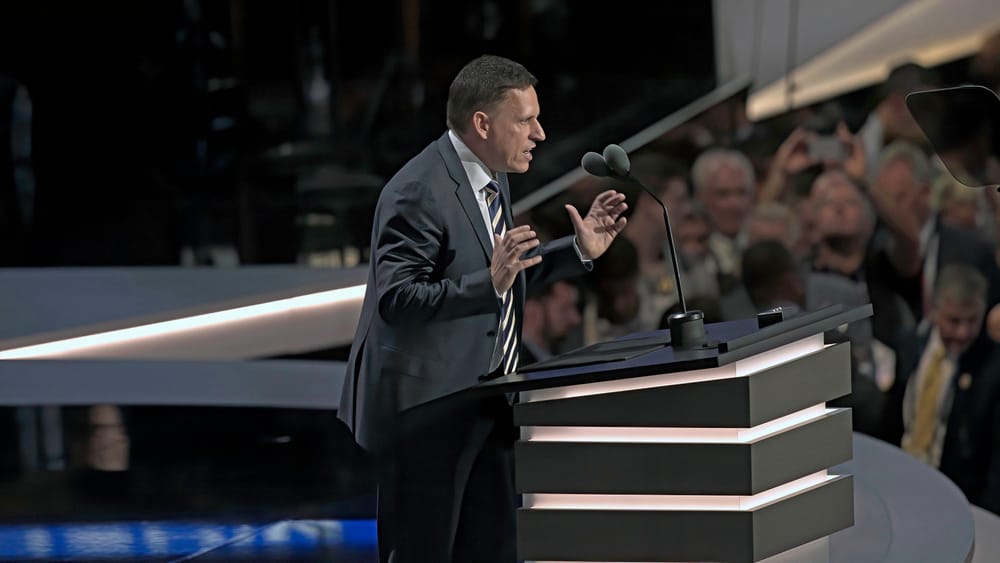 Buchrezension: „Peter Thiel – Palantir, der KI-Gott und das Ende des Menschen“ | Von Rainer Klement Beitragsbild