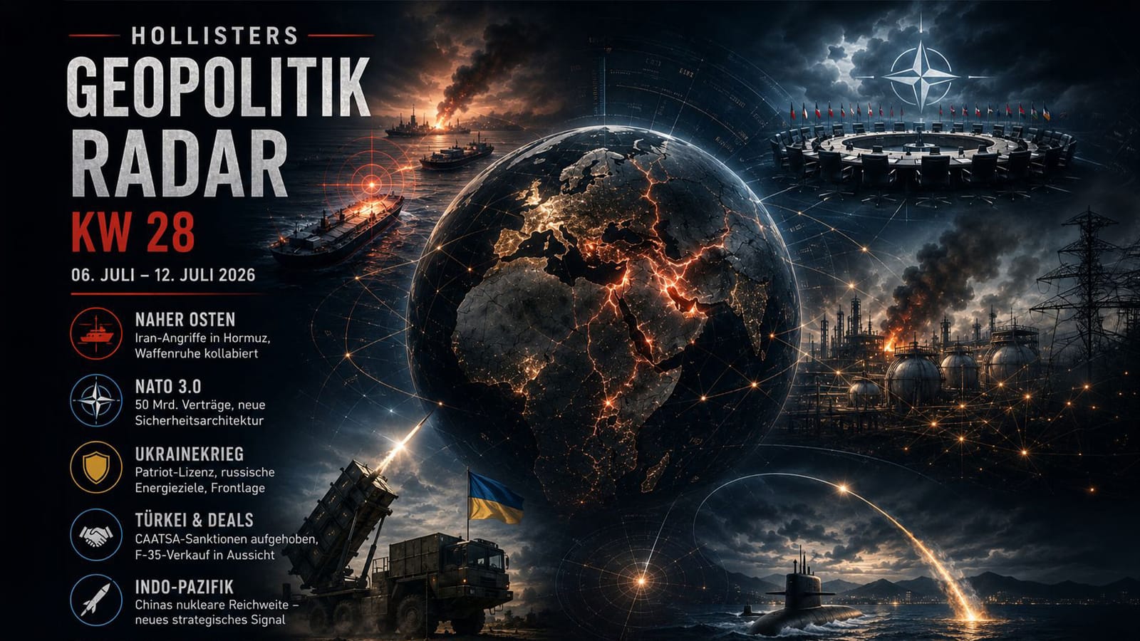 Hollisters Geopolitik-Radar vom 6. – 12. Juli 2026