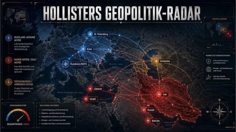 Hollisters Geopolitik-Radar vom 1. – 7. Juni 2026 Beitragsbild